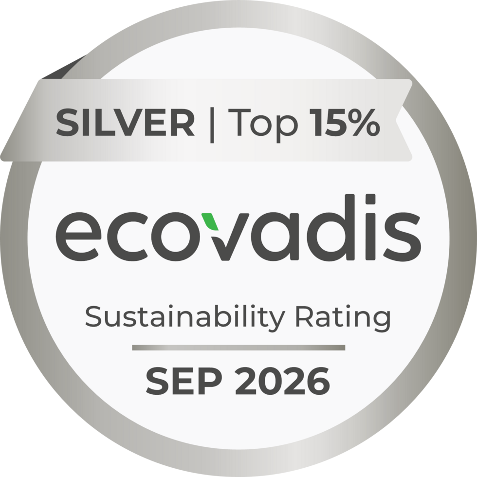 EcoVadis Sustainability Rating: Silver award